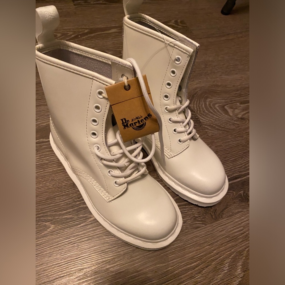 Dr. Martens Women's White Boots